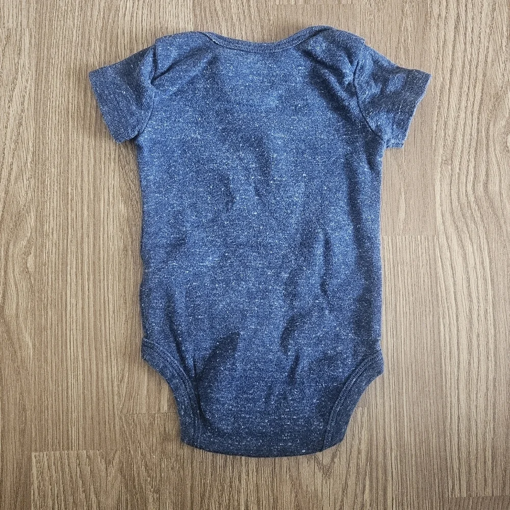 Carter's Navy Bodysuit with Puppy Print 